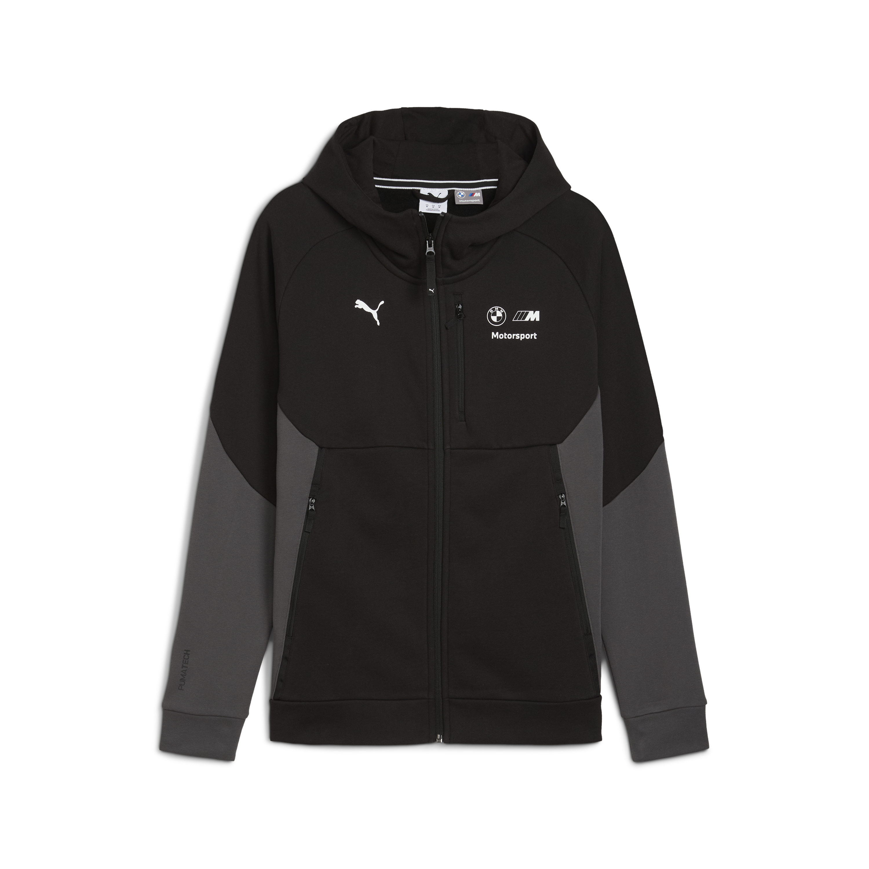 BMW mikina s kapucňou, Puma, MMS, PUMATECH, čierna 🔥