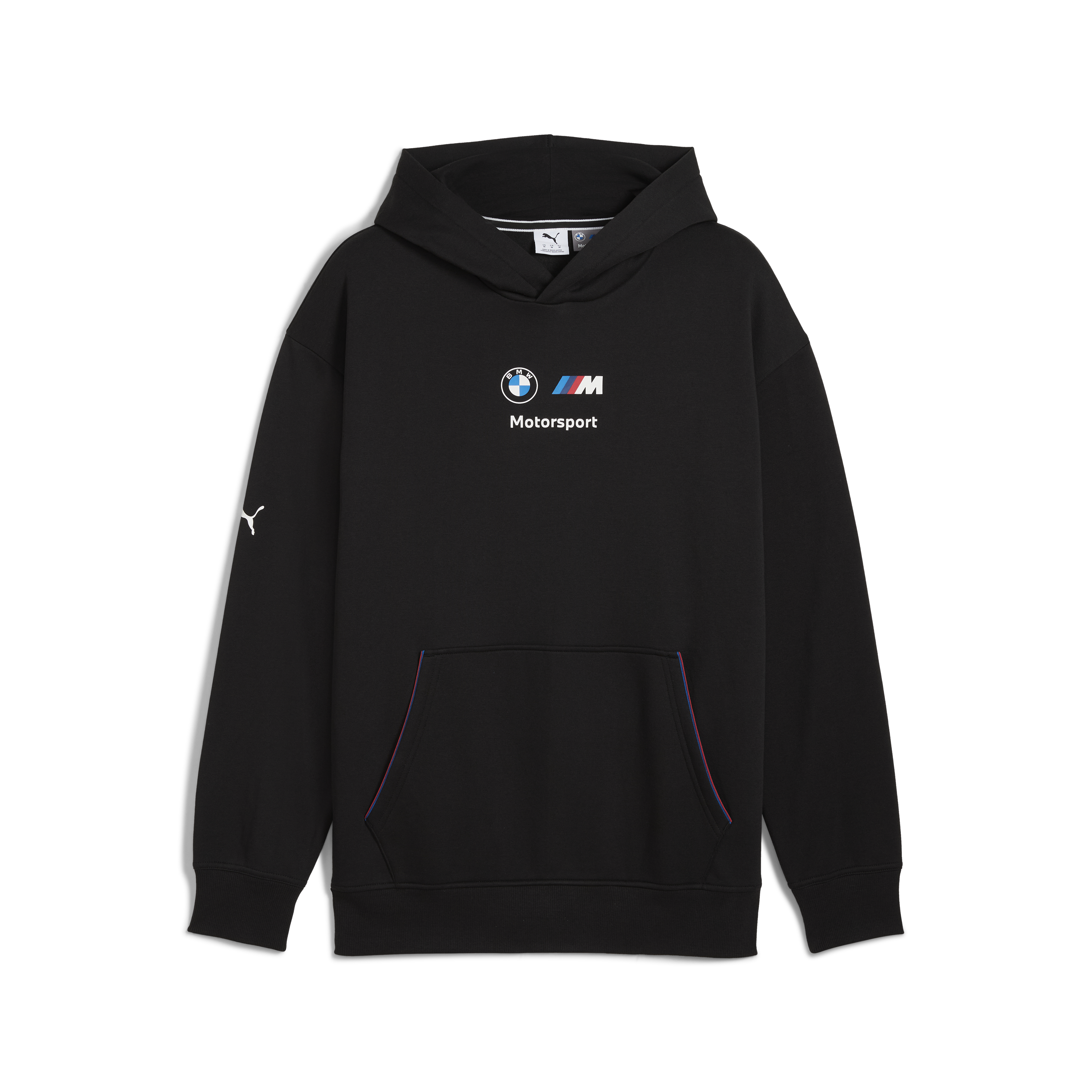BMW flísová mikina s kapucňou, Puma, MMS, essential+, čierna 🔥