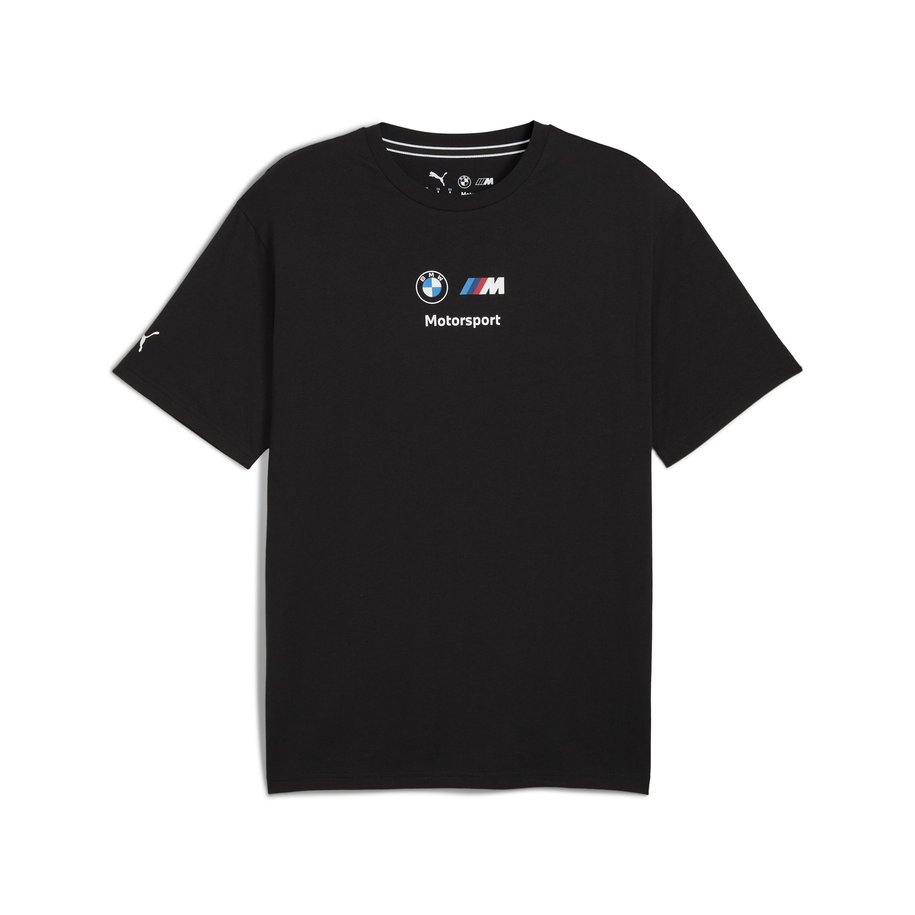 BMW tričko, Puma, MMS, BMW logo II, essential+, čierne 🔥