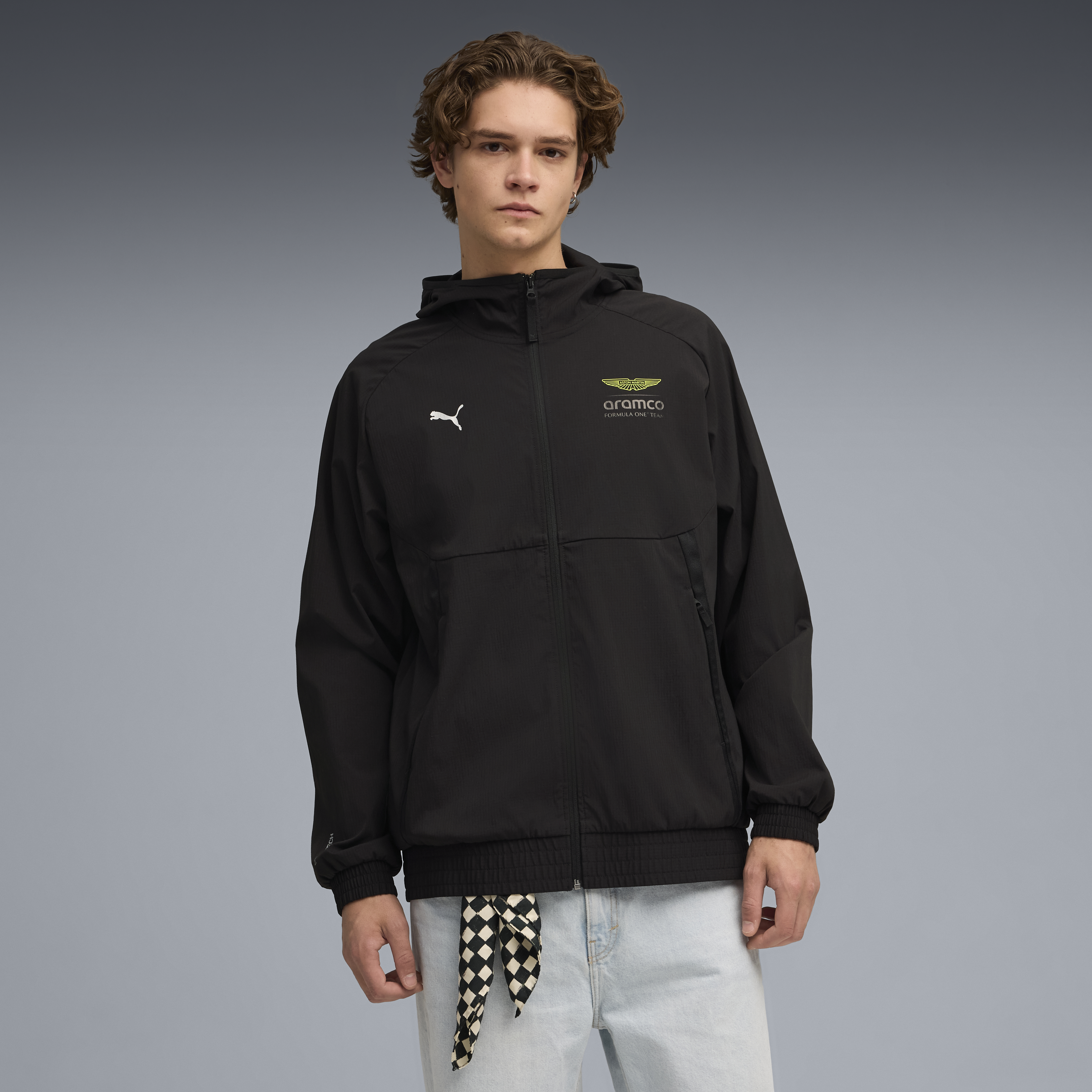 Aston Martin bunda, Puma, Lifestyle, PUMATECH, čierna 🔥