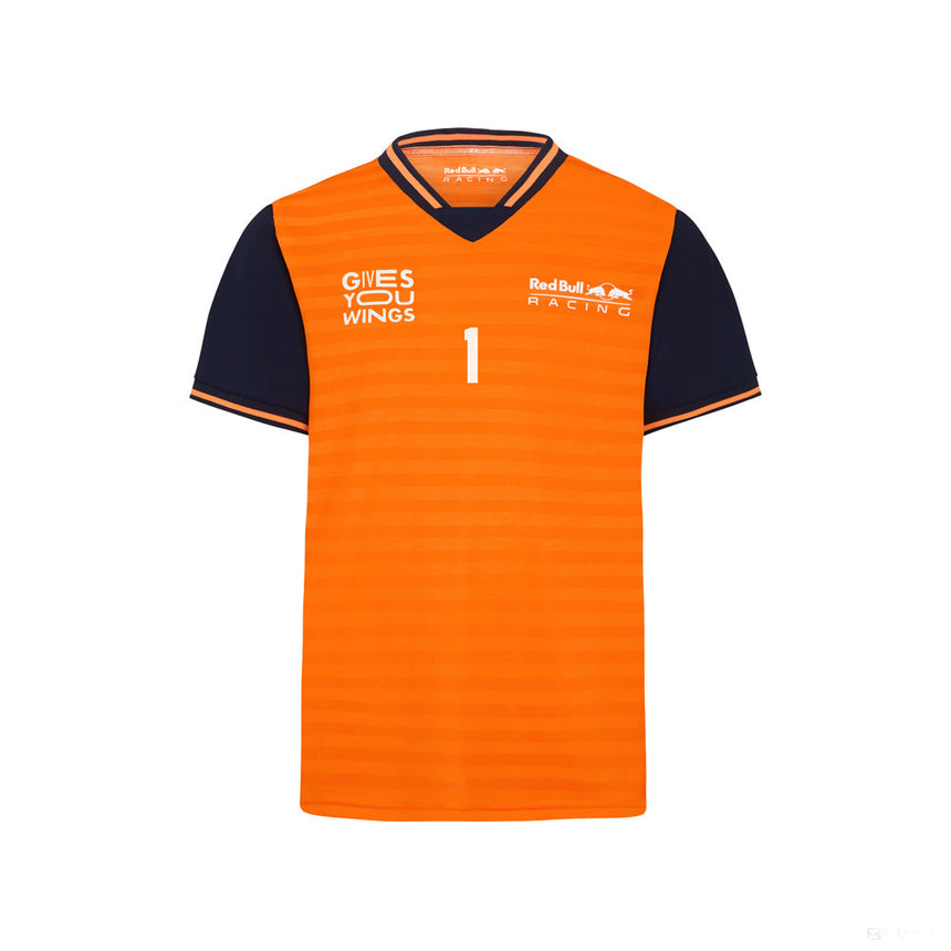 Tričko Red Bull, športové oblečenie Max Verstappen, oranžové, 2022 - FansBRANDS®