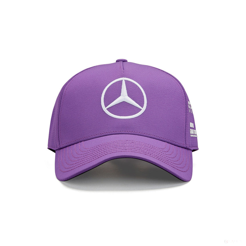 Bejzbalová čiapka Mercedes, Lewis Hamilton, pre dospelých, fialová, 2022 - FansBRANDS®