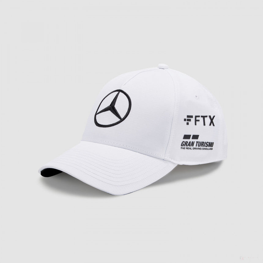Bejzbalová čiapka Mercedes, Lewis Hamilton, deti, biela, 2022 - FansBRANDS®