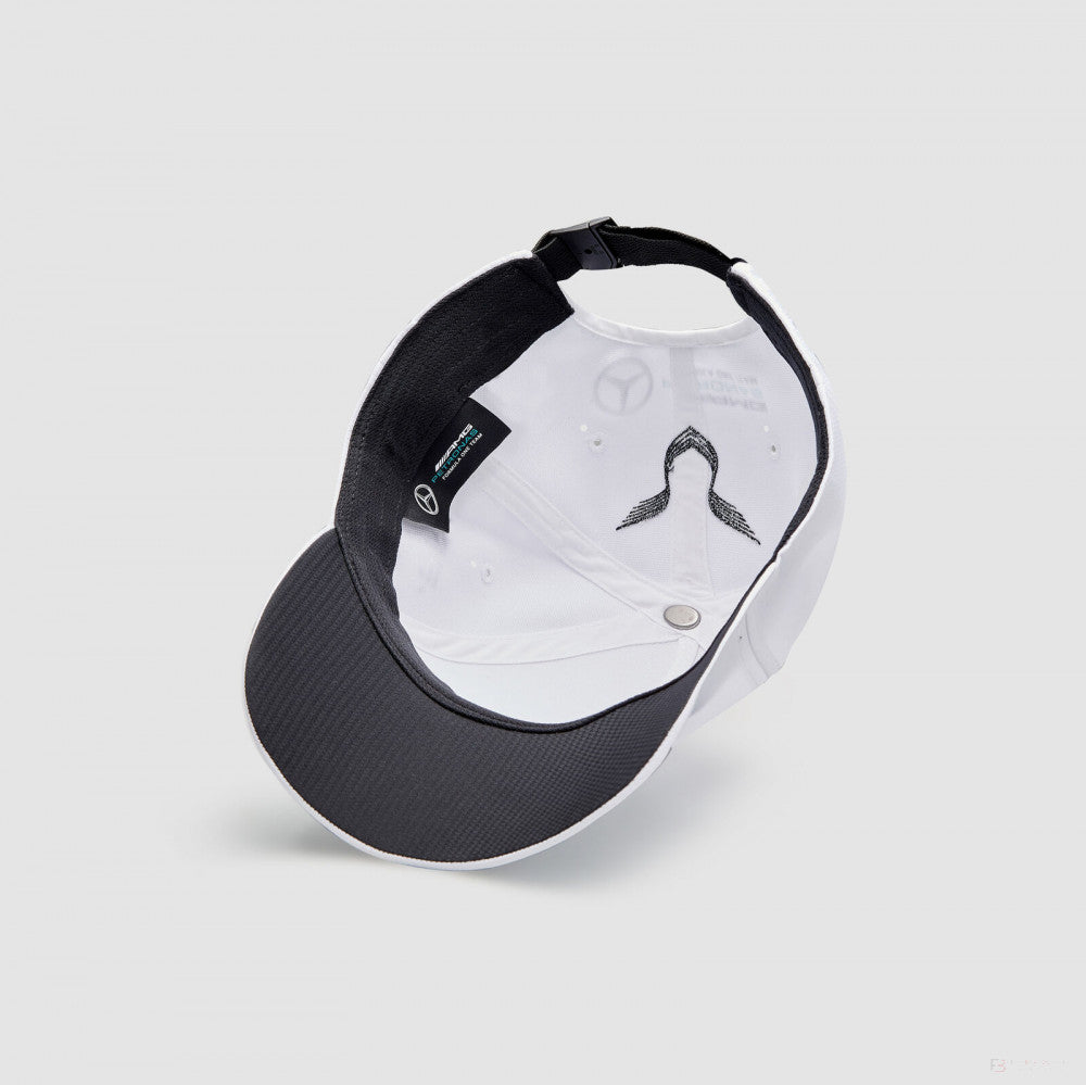 Bejzbalová čiapka Mercedes, Lewis Hamilton, deti, biela, 2022 - FansBRANDS®