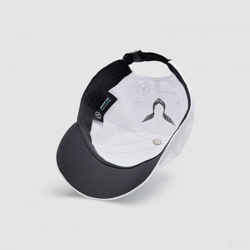 Bejzbalová čiapka Mercedes, Lewis Hamilton, deti, biela, 2022 - FansBRANDS®