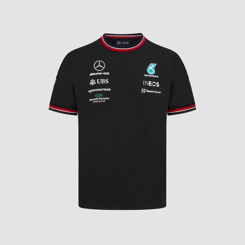 Detské tričko Mercedes, Team, čierne, 2022 - FansBRANDS®