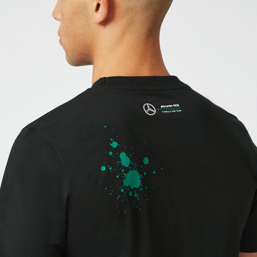 Tričko Mercedes George Russell, GEORGE #63, čierne, 2022 - FansBRANDS®