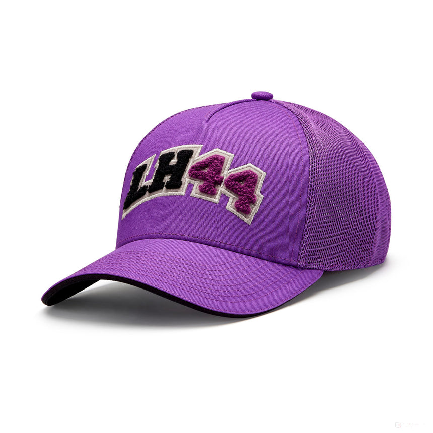 Mercedes trucker cap, Lewis Hamilton, purple - FansBRANDS®