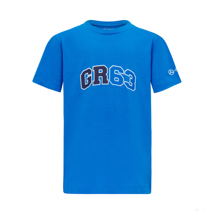 Mercedes t-shirt, Gerorge Russell, kids, blue - FansBRANDS®