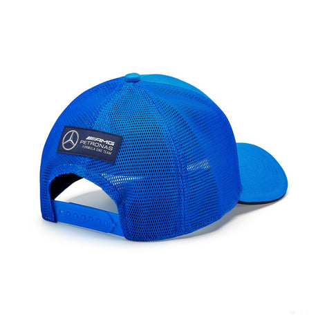 Mercedes Trucker cap, George Russell, blue - FansBRANDS®