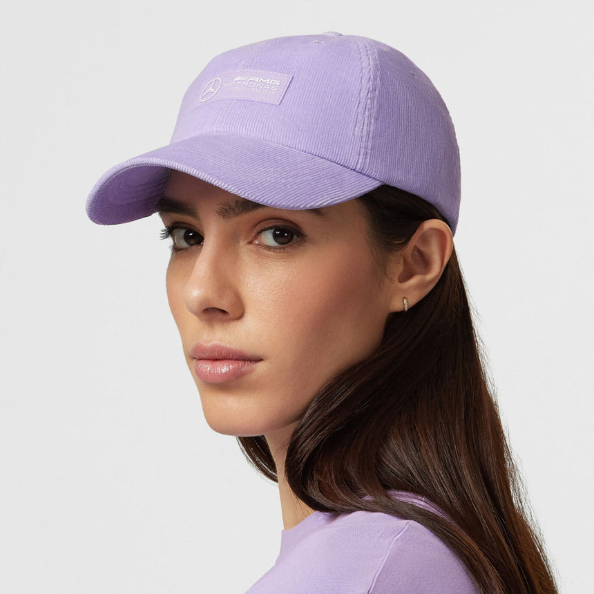 Mercedes baseball cap, retro cord, purple - FansBRANDS®