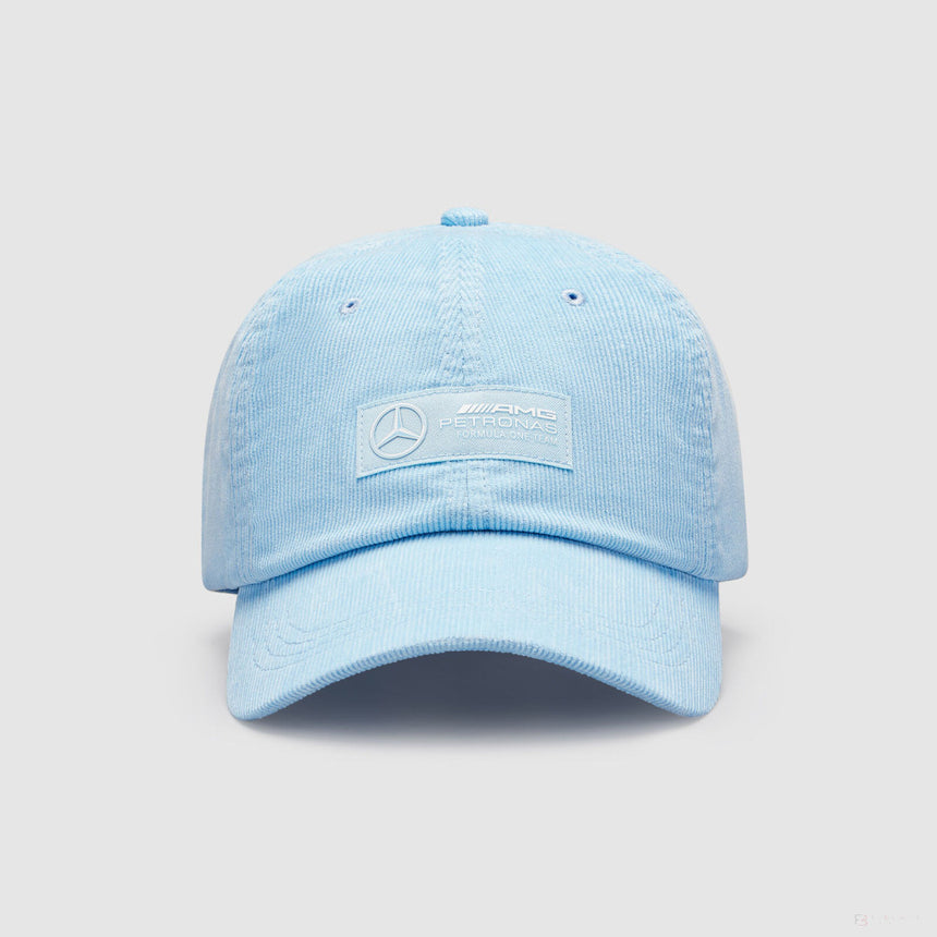 Mercedes baseball cap, retro cord, blue - FansBRANDS®