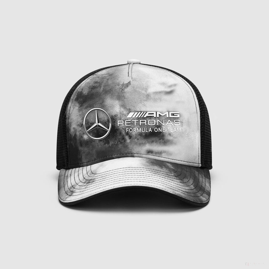 Mercedes trucker cap, tie dye, grey - FansBRANDS®