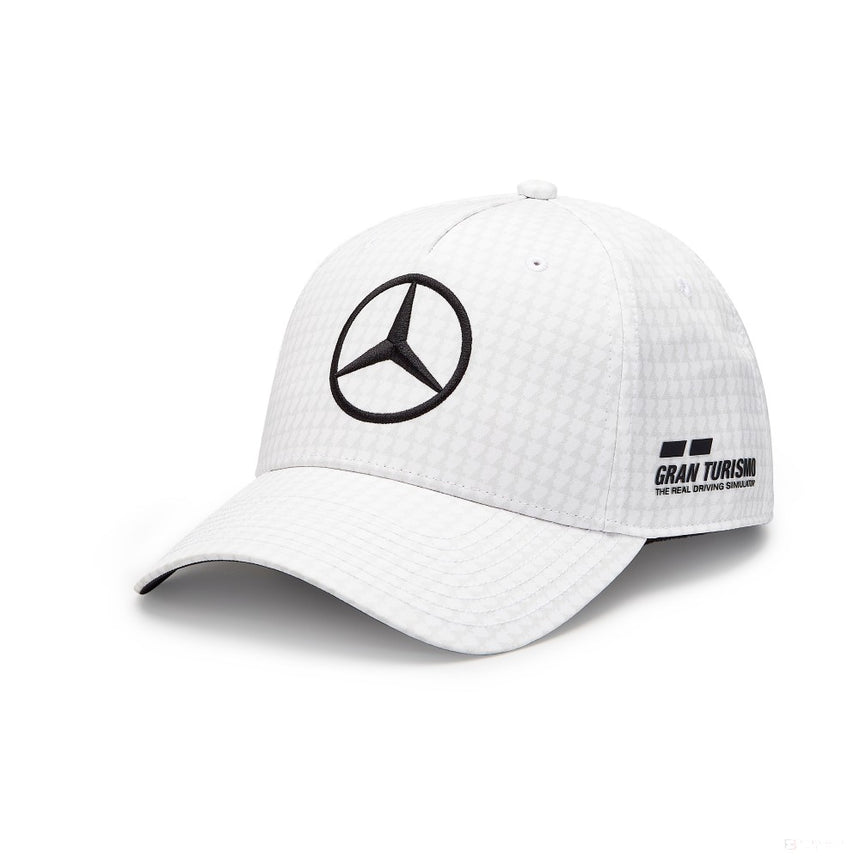 Mercedes baseball cap, Lewis Hamilton, white, 2023 - FansBRANDS®