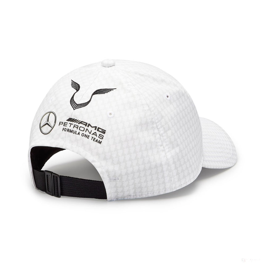 Mercedes baseball cap, Lewis Hamilton, white, 2023 - FansBRANDS®