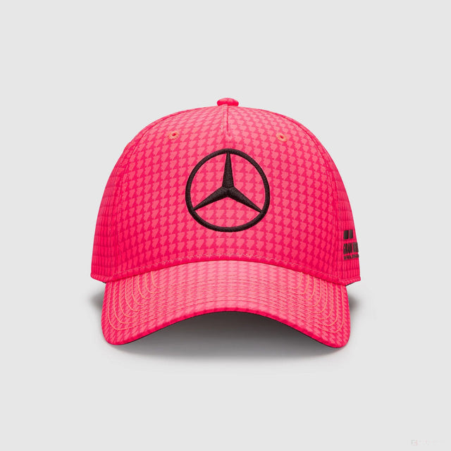 Mercedes baseball cap, Lewis Hamilton, neon pink, 2023 - FansBRANDS®