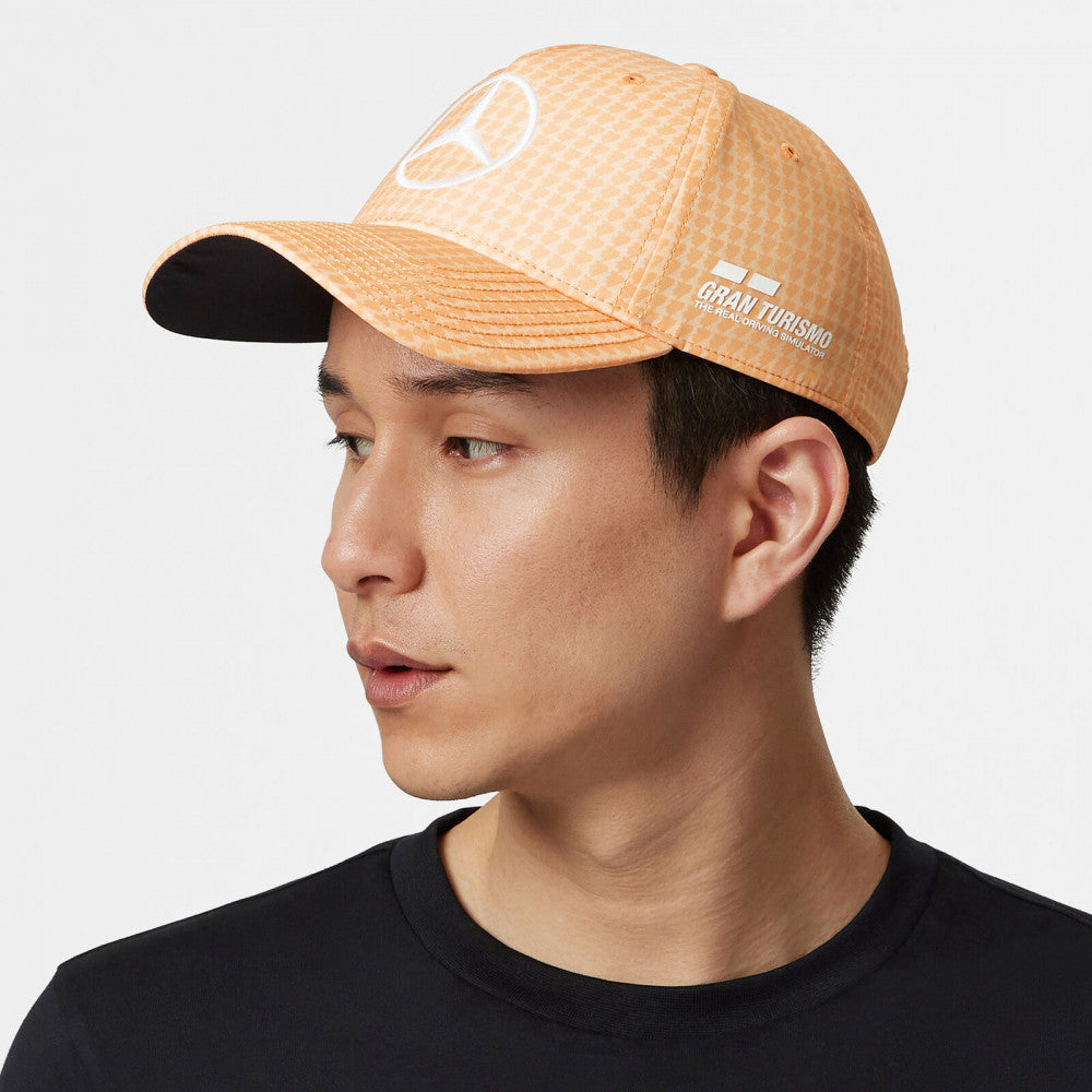 Mercedes baseball cap, Lewis Hamilton, peach, 2023 - FansBRANDS®