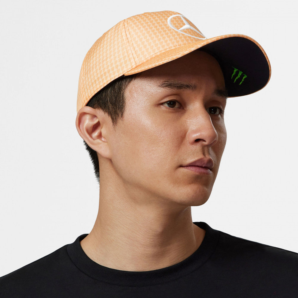 Mercedes baseball cap, Lewis Hamilton, peach, 2023 - FansBRANDS®