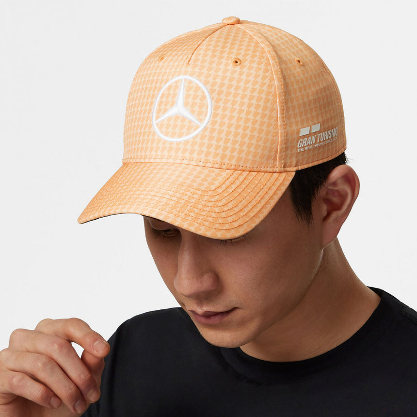 Mercedes baseball cap, Lewis Hamilton, peach, 2023 - FansBRANDS®