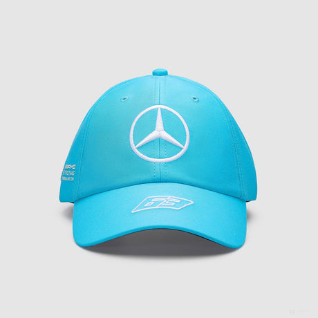 Mercedes baseball cap, George Russel, blue, 2023 - FansBRANDS®