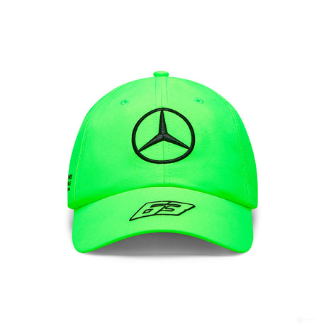Mercedes baseball cap, George Russel, neon green, 2023 - FansBRANDS®