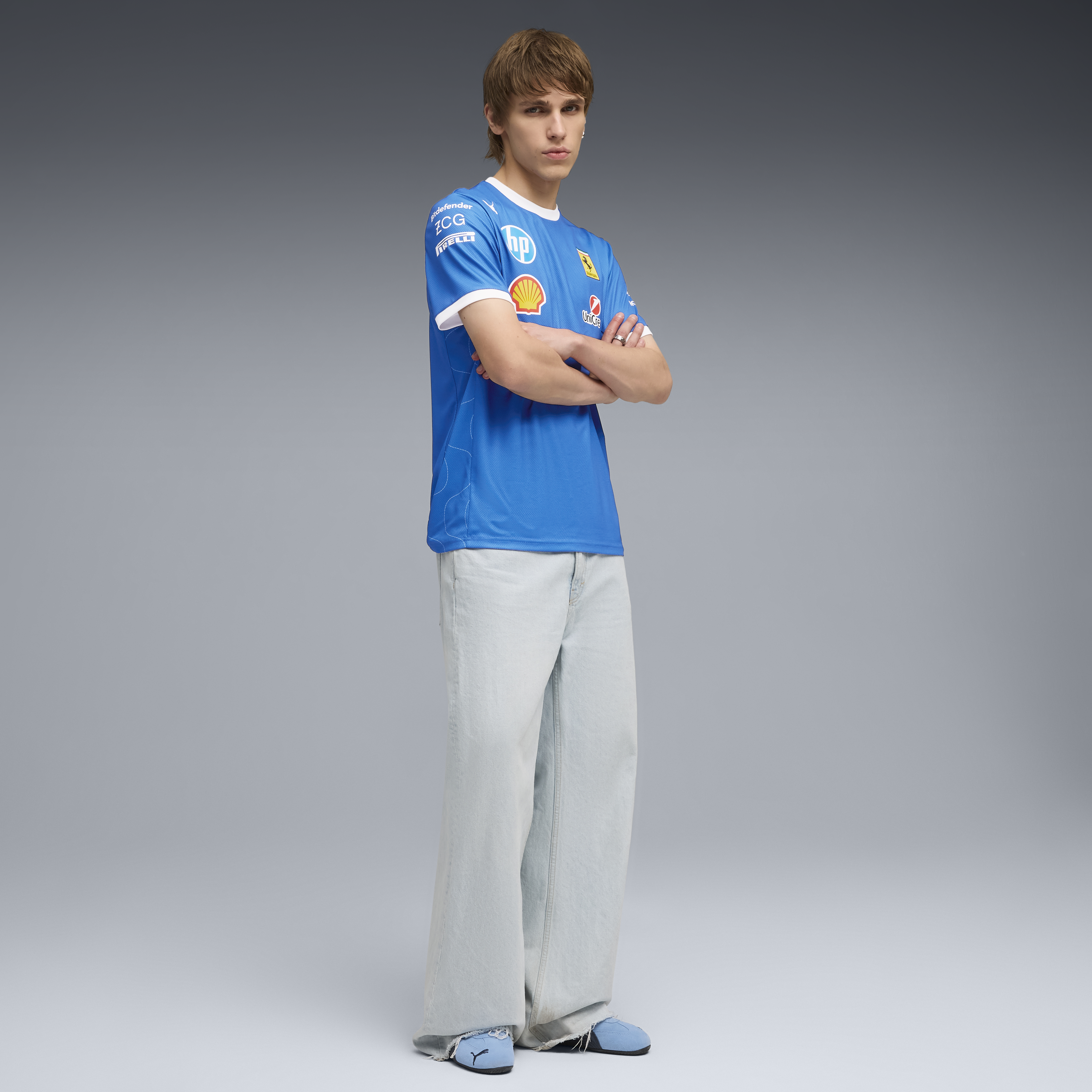 Ferrari tričko, tím, Puma Monza špeciálna edícia, modré 🔥