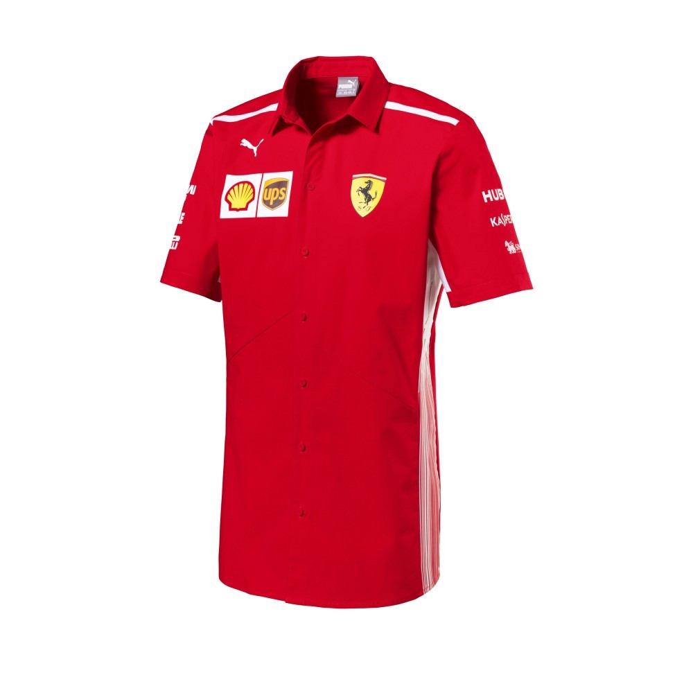 Košeľa Ferrari, tím Puma, červená, 2018 - FansBRANDS®