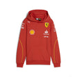 Ferrari mikina s kapucňou, Puma, tímové, detské, červená, 2024 - FansBRANDS®