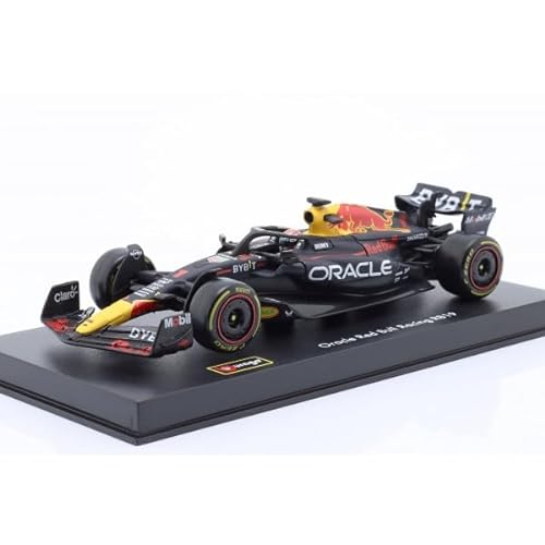 Red Bull Racing RB19 Automodell, bburago, 1:43, Max Verstappen #1, Acrylbox, 2023