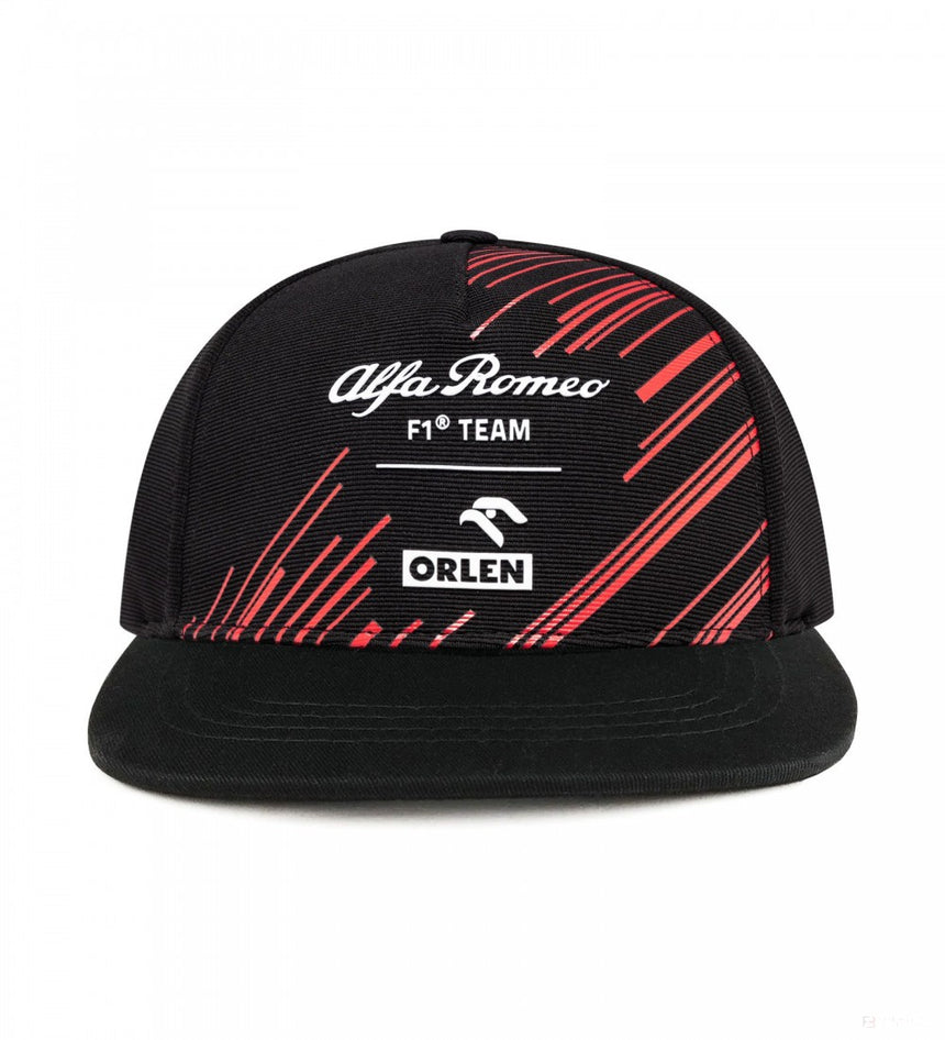 Čiapka Alfa Romeo Flatbrim, Team Adult, čierna, 2022 - FansBRANDS®