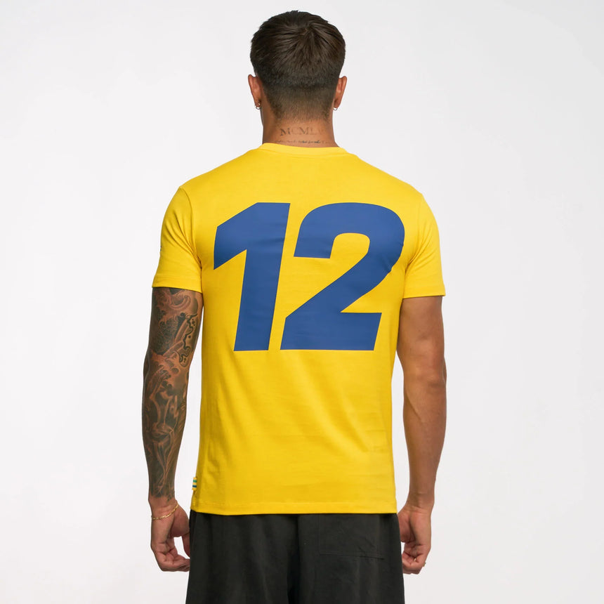 Ayrton Senna tričko, #SENNA, žlté