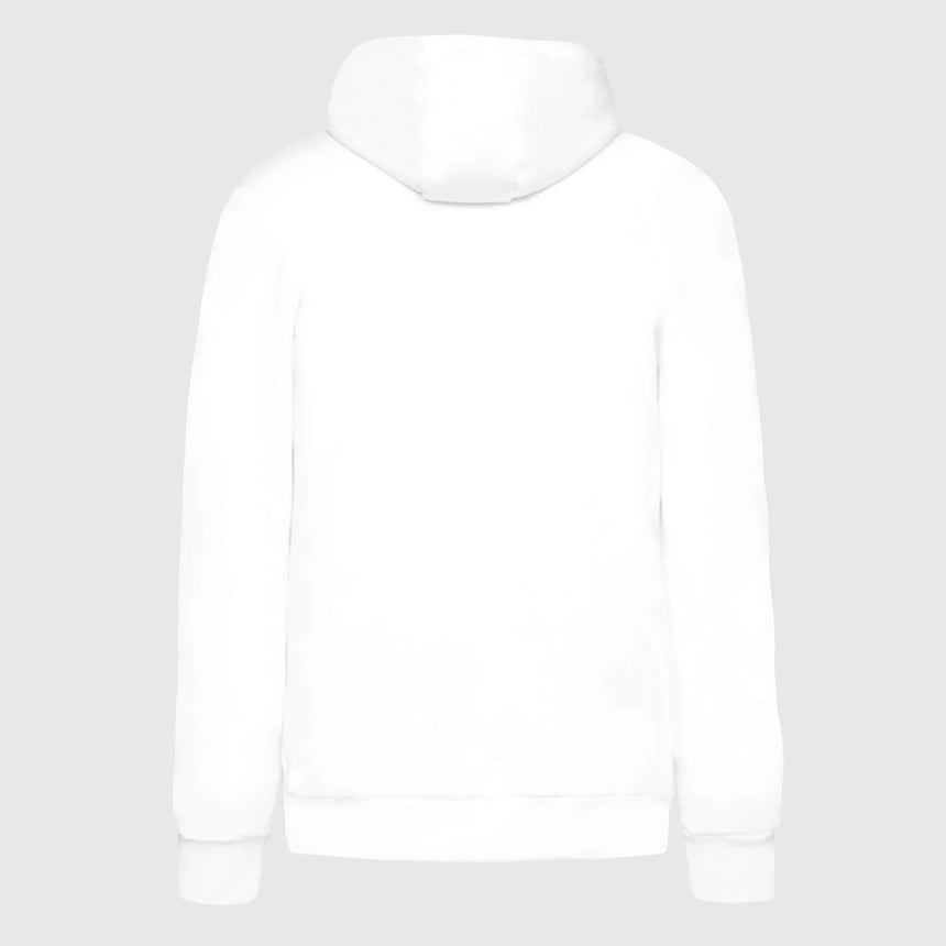 Ayrton Senna mikina s prúžkom, biela