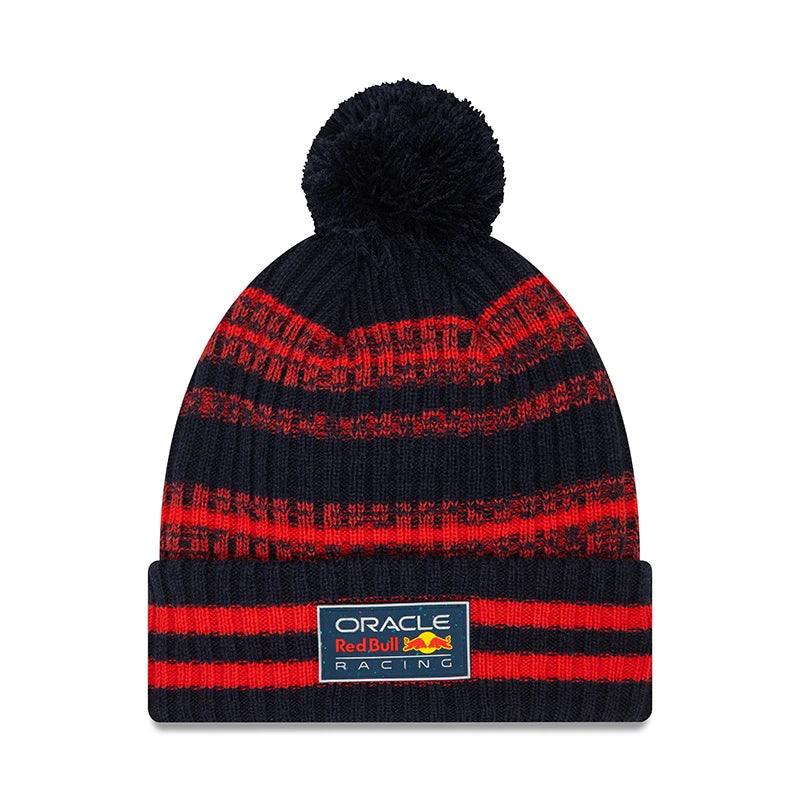 Red Bull Racing winter hat with pompom 🔥