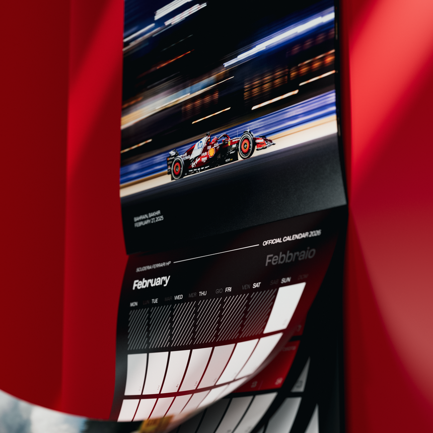 Oficiálny kalendár Ferrari 2026, limitované vydanie