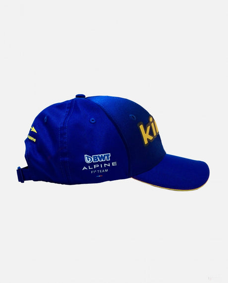 Alpská bejzbalová čiapka, Fernando Alonso Kimoa GP Španielska, modrá, 2022 - FansBRANDS®