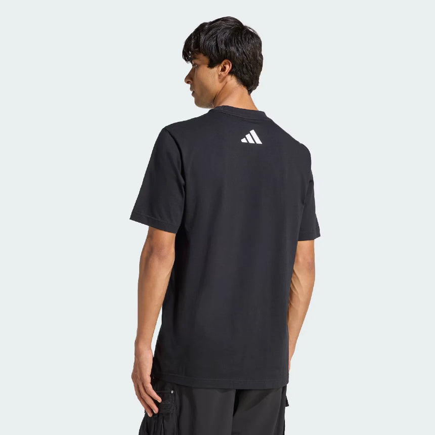 Mercedes póló, Dna, grafické, adidas, čierne
