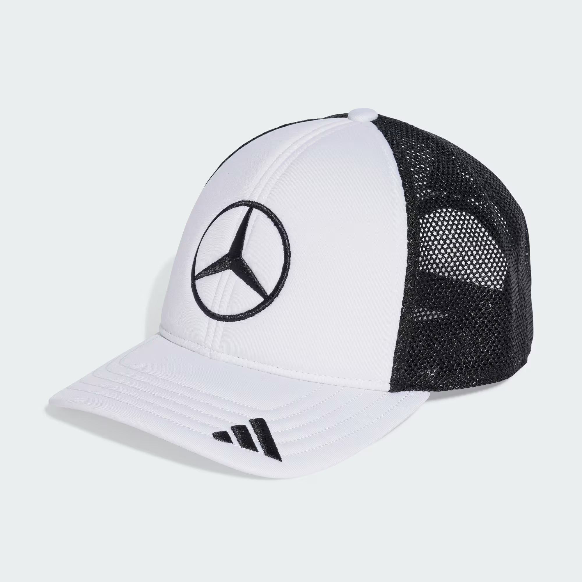 Mercedes šiltovka, trucker, veľké logo, biela/čierna 🔥