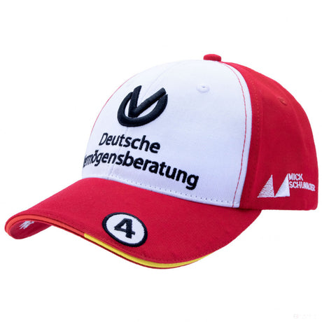Bejzbalová čiapka Mick Schumacher, pre dospelých, červená, 2018 - FansBRANDS®