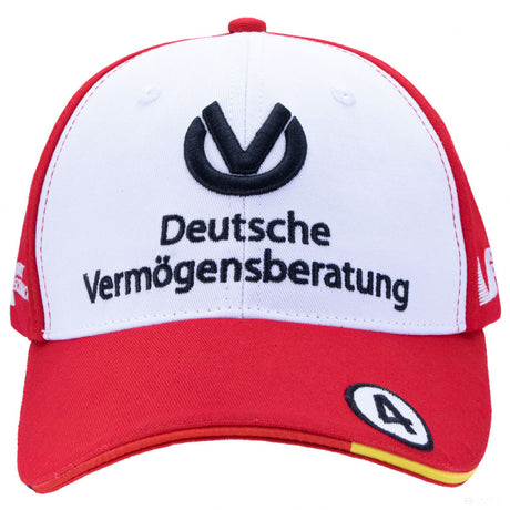 Bejzbalová čiapka Mick Schumacher, pre dospelých, červená, 2018 - FansBRANDS®