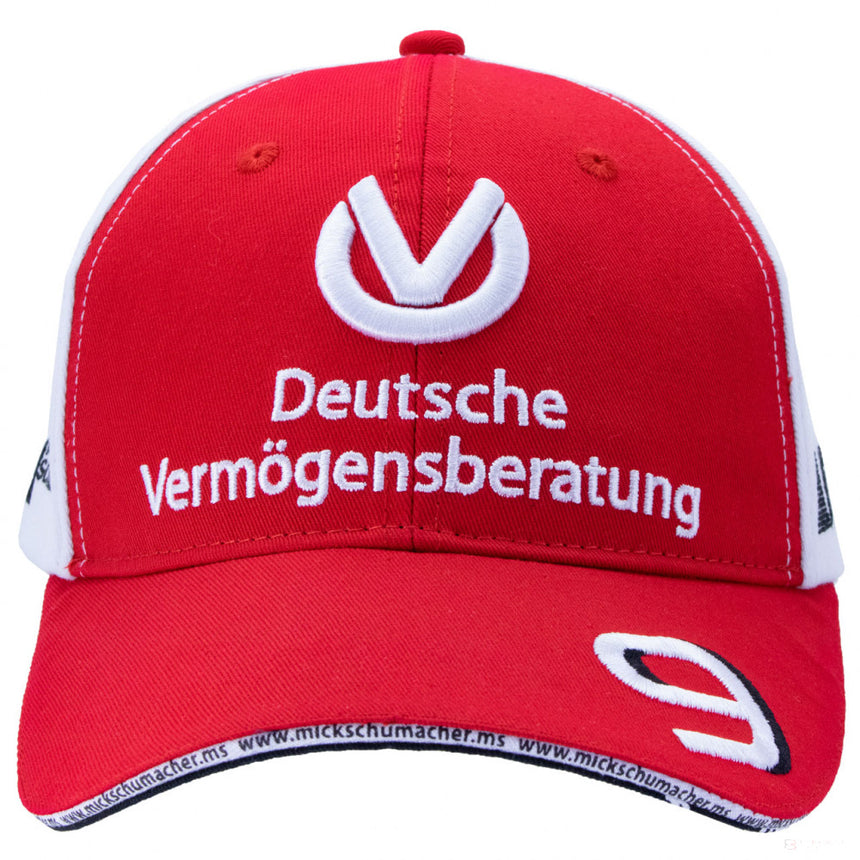Bejzbalová čiapka Mick Schumacher, pre dospelých, červená, 2019 - FansBRANDS®