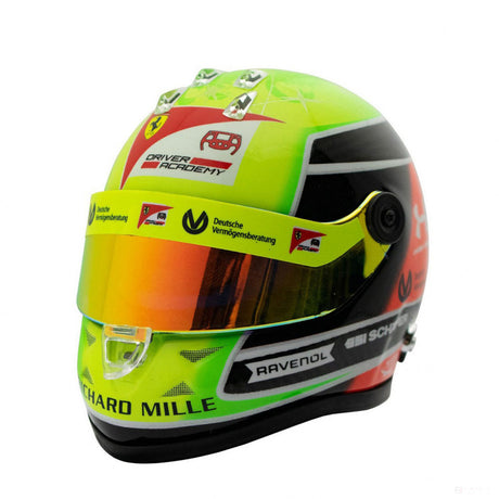 Mini prilba Mick Schumacher, mierka 1:4, zelená, 2020 - FansBRANDS®