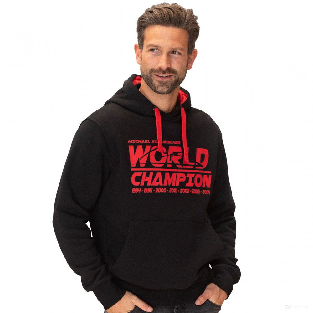 Michael Schumacher Hoodie World Champion Black - FansBRANDS®