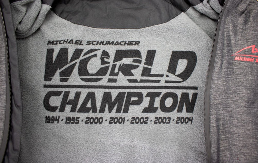 Michael Schumacher Windbreaker, Racing, Grey, 2018 - FansBRANDS®