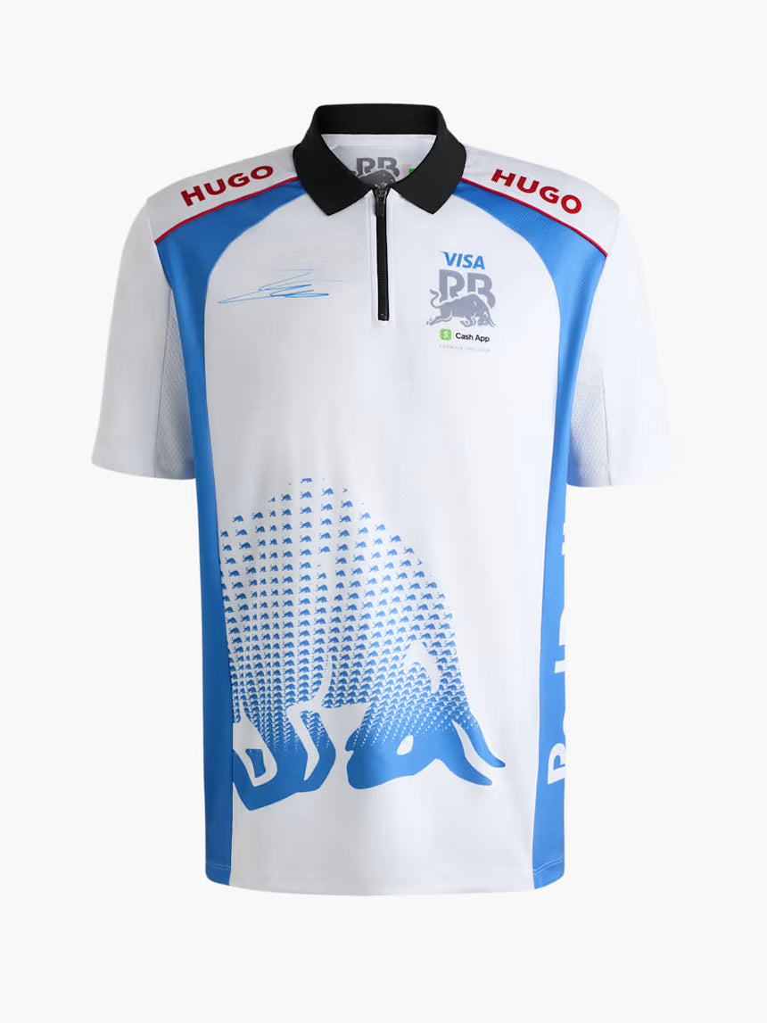 VISA RB Polo, Isack Hadjar, tím, biela