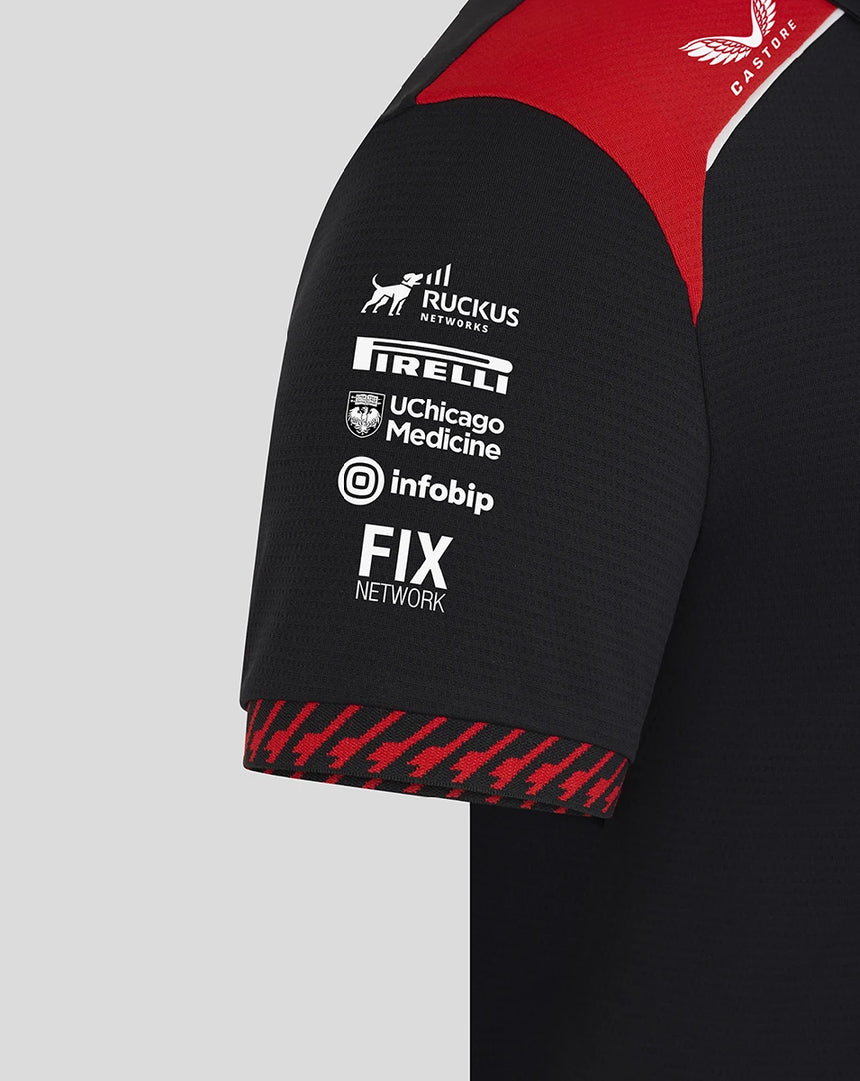 Haas F1 tričko, tím, dámske, čierne