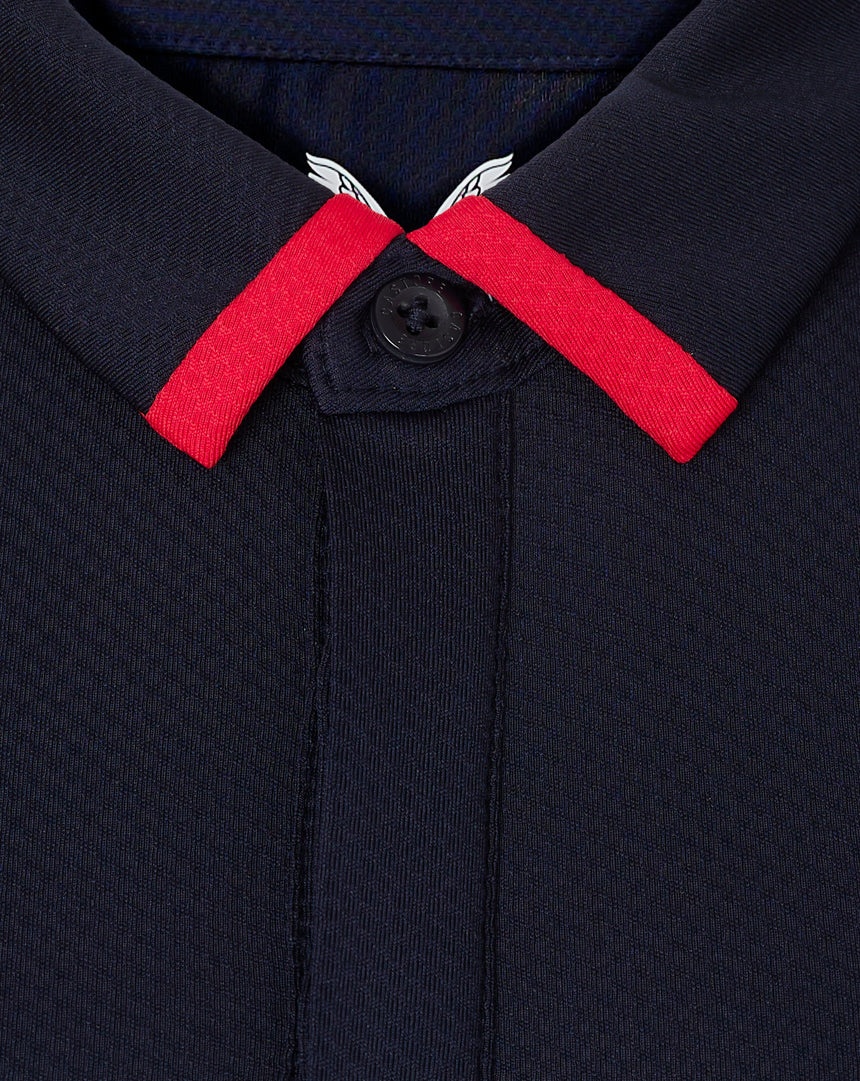 Red Bull tričko s golierom, Castore, Max Verstappen, Dámske, modrá, 2024 - FansBRANDS®