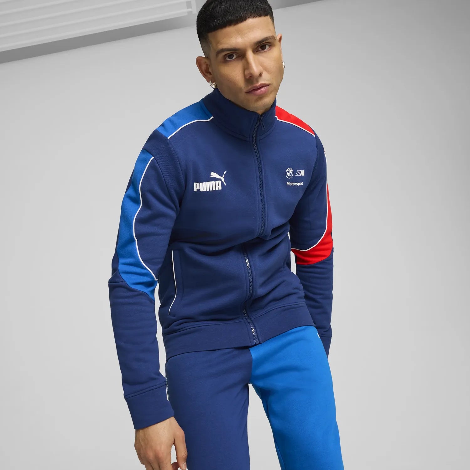 BMW MMS MT7 Kapuzenjacke mit Reißverschluss - blau 🔥