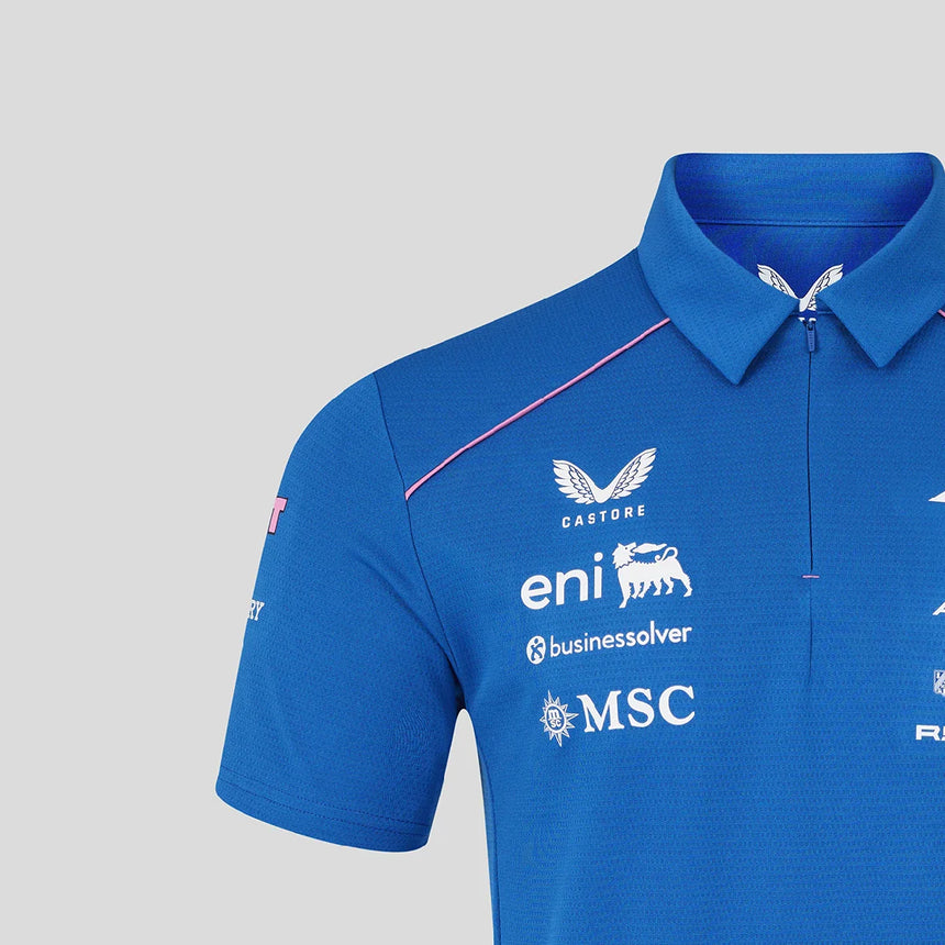 Alpine polo tričko, tím, modré