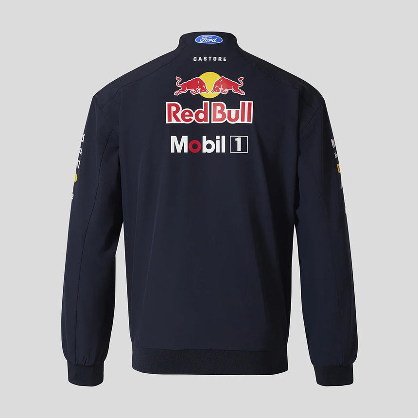 Red Bull bunda typu bomber, tím, modrá