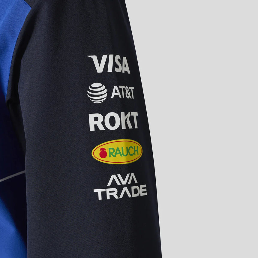 Red Bull bunda typu bomber, tím, modrá